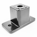 50mm 2 Hole Square Post Base