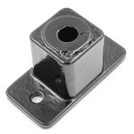 50mm 2 Hole Square Post Base